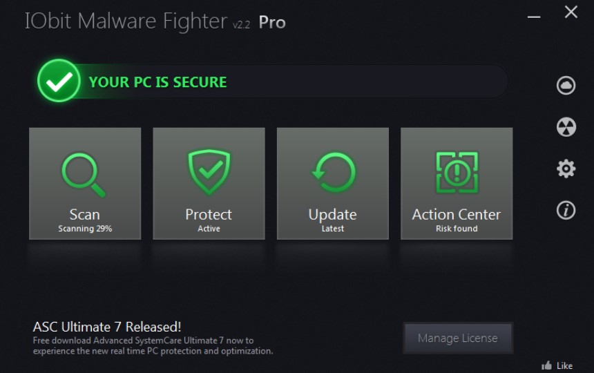 IObit Malware Fighter Pro 7.3.0 Key + Full Crack 100% Working
